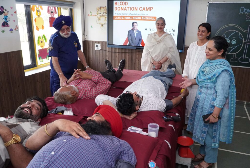 शिविर शिक्षाविद स्वर्गीय इक़बाल शेरगिल की पुण्य स्मृति में किया गया आयोजित