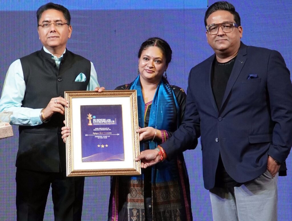 एपिक रियल वेंचर्स रियल एस्टेट एडवाइजरी और कंसल्टिंग में 'एमर्जिंग स्टार्ट-आप ऑफ द ईयर' अवार्ड से सम्मानित 1 1116ca84 5730 4f81 8178 8b1166830686 e1756483682905