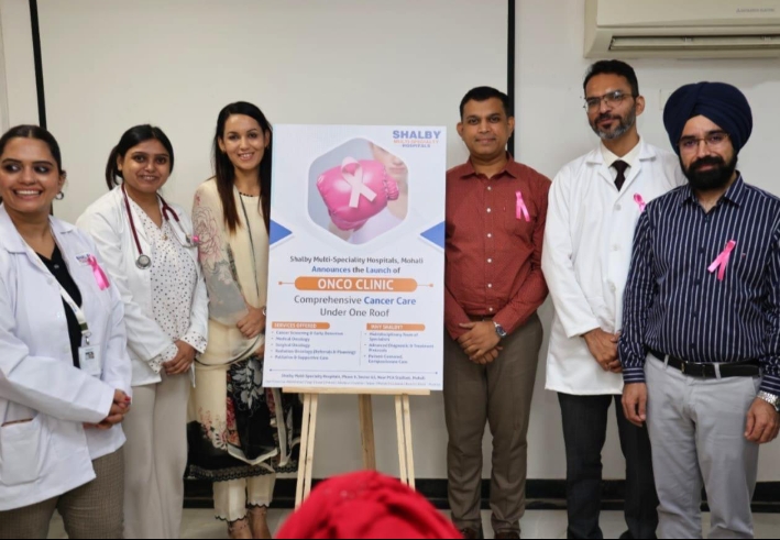 शैल्बी अस्पताल मोहाली में उन्नत ऑन्कोलॉजी क्लिनिक का शुभारंभ हुआ