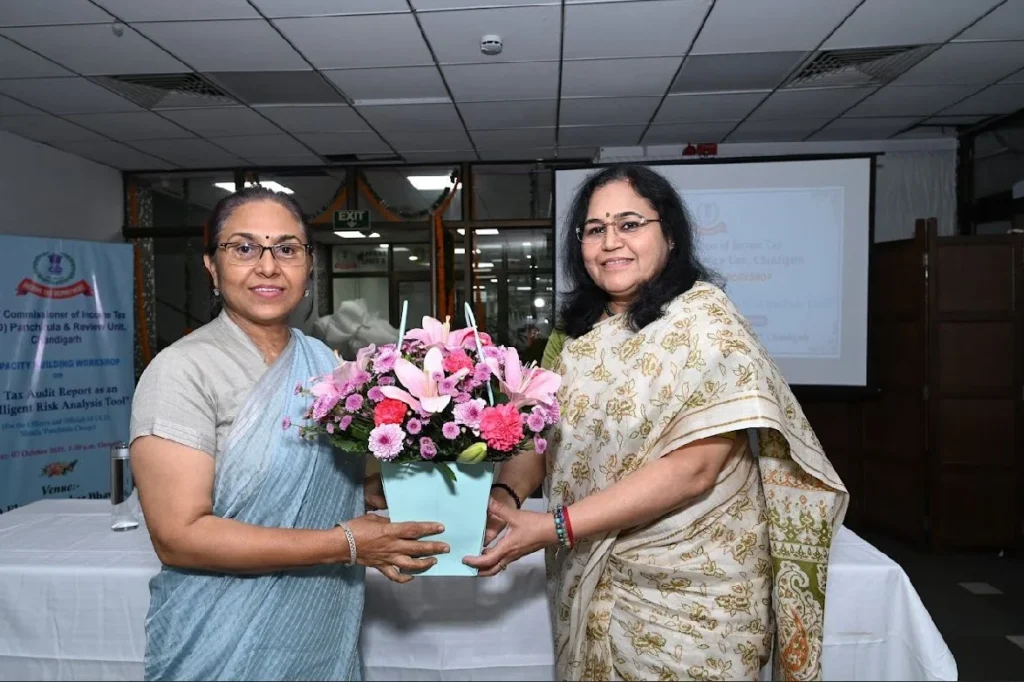 आयकर विभाग चंडीगढ़ द्वारा “टैक्स ऑडिट रिपोर्ट एक बुद्धिमान जोखिम विश्लेषण उपकरण के रूप में” विषय पर कार्यशाला का आयोजन 1 आयकर विभाग चंडीगढ़ द्वारा “टैक्स ऑडिट रिपोर्ट एक बुद्धिमान जोखिम विश्लेषण उपकरण के रूप में” विषय पर कार्यशाला का आयोजन