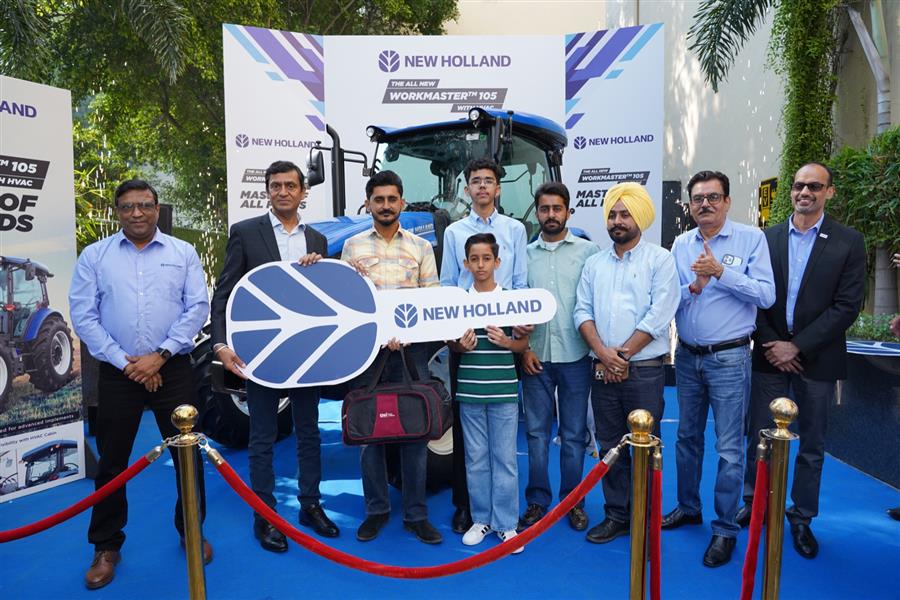 न्यू हॉलैंड ने पेश किया एचवीएसी केबिन के साथ वर्कमास्टर 105, हर मौसम में खेती के लिए उपयुक्त