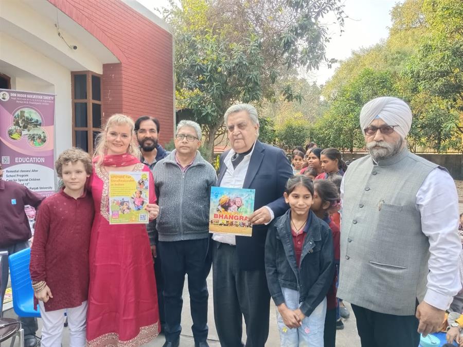 Julia Klesse spreads joy and smiles at Don Bosco School Sector 24 2 article15841