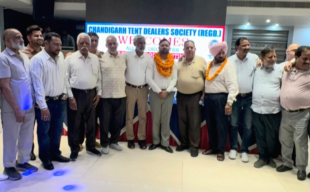 जसबीर सिंह बंटी लगातार तीसरी बार चंडीगढ़ टेंट डीलर्स सोसायटी के प्रधान निर्वाचित 1 IMG 20260711 WA0243